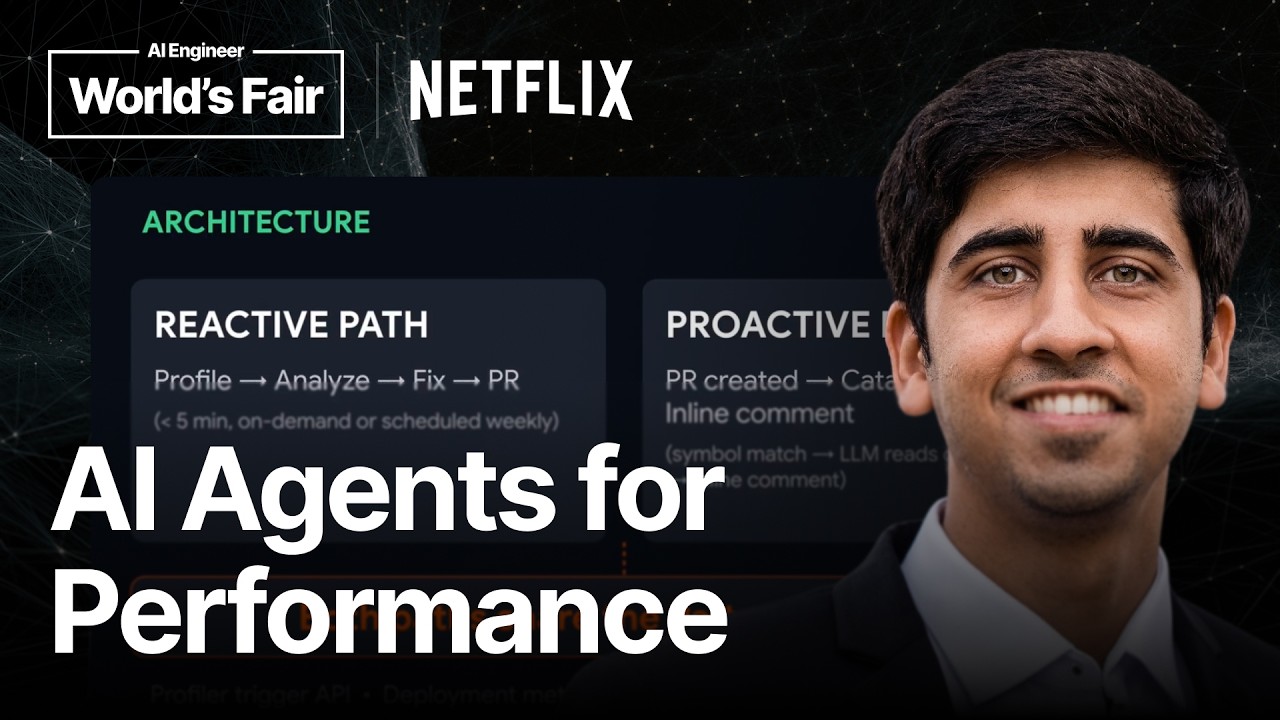 Netflix Engineer: AI Agents for Performance - AI Engineer