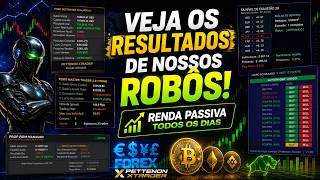 RESULTADOS REAIS DE NOSSOS ROBÔS FOREX E CRIPTOMOEDAS COM IA 15.08.26
