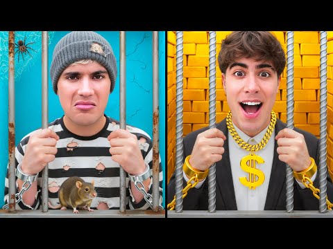 RICH PRISON vs POOR PRISON !!