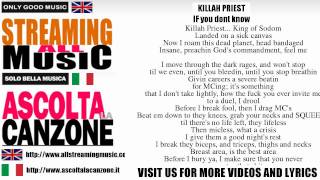 Killah Priest - IF you dont know (Lyrics / Testo)