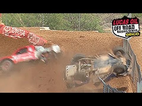 Worst Short Course Truck Crashes of 2017 - Lucas Oil Offroad Racing Series Compilation
