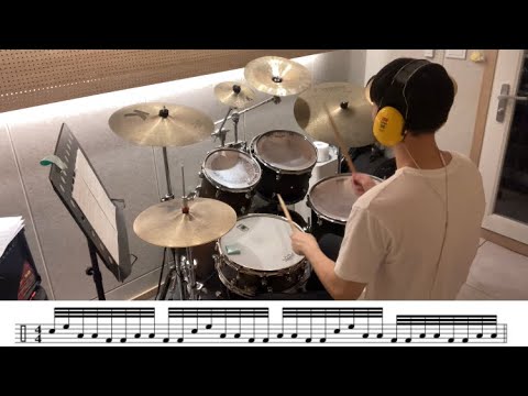 (7) 32nd note drum fills lesson (tutorial) gospel chops drum lesson