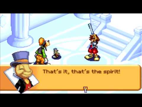 Kingdom Hearts Chain of Memories (GBA) Cutscene #64 Sora Pledges to Save Riku and Namine