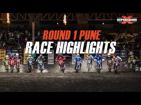 INDIAN SUPERCROSS RACING LEAGUE SEASON 2 | ROUND 1 | PUNE | RACE DAY HIGHLIGHTS