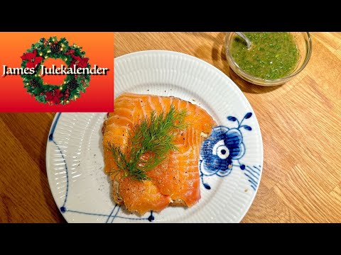 Gravad laks med rævesauce - lækkert på julebordet!