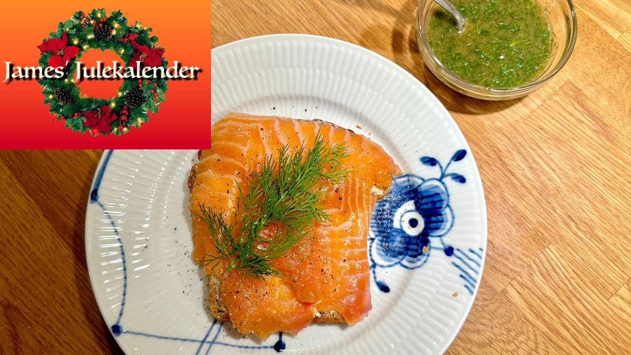 Gravad laks med rævesauce - lækkert på julebordet!