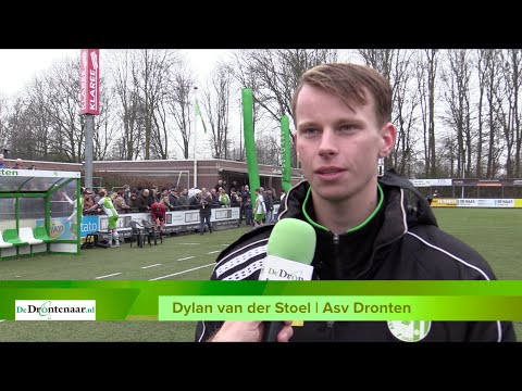 Dylan van der Stoel na Asv Dronten - AVW'66 3-1