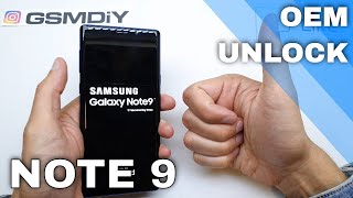 How to Enable OEM Unlock in SAMSUNG Galaxy Note 9