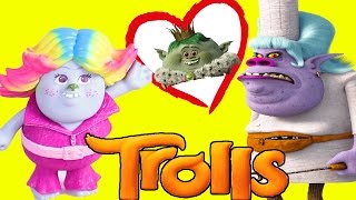 TROLLS BERGENS BRIDGET Cleans Chef Dirty Clothes with Poppy, Dates King Gristle