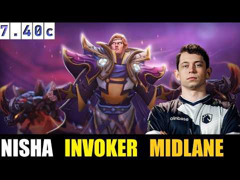 🤯 NISHA [INVOKER] MID 7.40c - DOTA 2 HIGHEST MMR MATCH#dota2  #dota2gameplay   #nisha