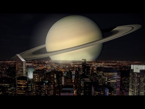 Replacing the Moon With Planets of our Solar System (Visualization)