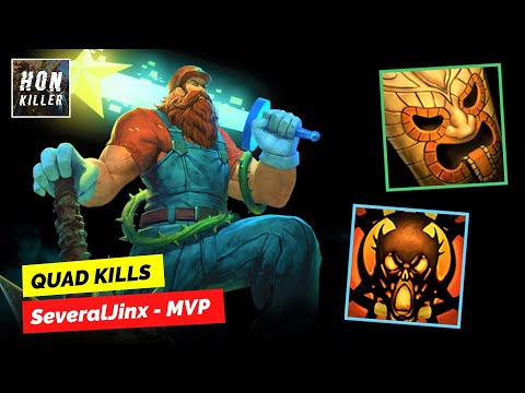 HoN Berzerker INSANITARIUS with SYMBOL OF RAGE - MVP