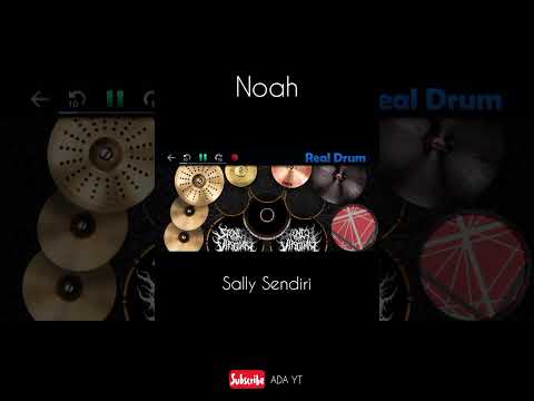 Noah - Sally Sendiri | real drum cover #shorts #noah