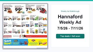 Hannaford Weekly Ad (7/5/26 - 7/11/26) Top Deals