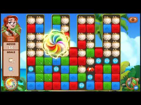 Lost Island Blast Adventure Level 1254 - NO BOOSTERS 🏝️ | SKILLGAMING ✔️