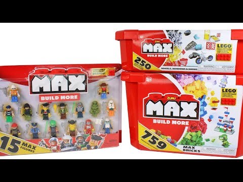 Zuru Max Build More Blocks Unboxing Toy Review