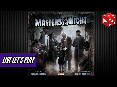 Masters of Night - LIVE Kickstarter Preview - Vampir - Koop von Ares Games