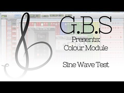 Colour Module- Sine Wave Tests