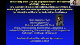 Graduate Program Info Sessions 2022 - Eben Alsberg