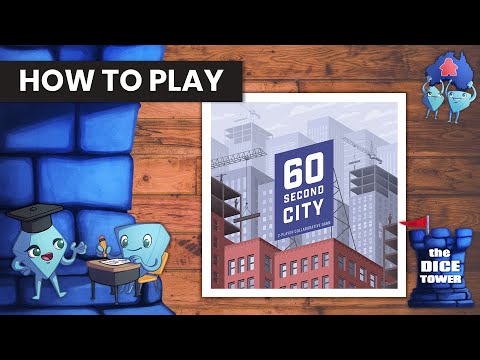 60 Second City Board Game - How to Play. With Stella & Tarrant