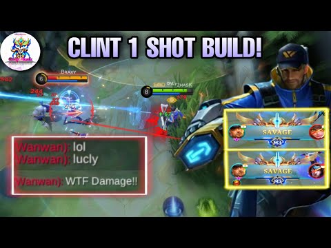 Clint Double Savage Gameplay | Best Marksman In Meta Right Now In Season 23 Mobile Legends Bang Bang