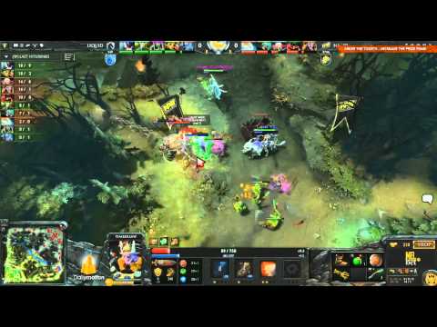 Na'Vi vs Team Liquid Game 3 DOTA 2 Champions League (TobiWan & Clairvoyance English)
