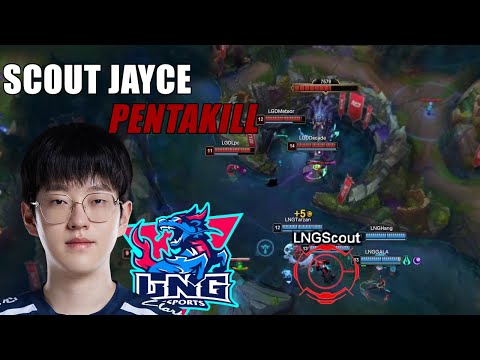 Scout gets a JAYCE PENTAKILL