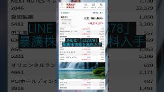 #日本株 #株初心者 #株式投資 #投資の勉強 #資産運用 #お金の勉強 #資産形成 #配当金活 #長期投資