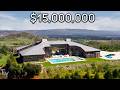 Touring A 15 000 000 California HILLTOP Mega Mansion With INSANE VIEWS