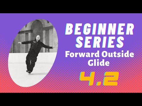 How to do Forward Outside Glides on Ice | Beginner Learn to Ice Skate Series thumbnail