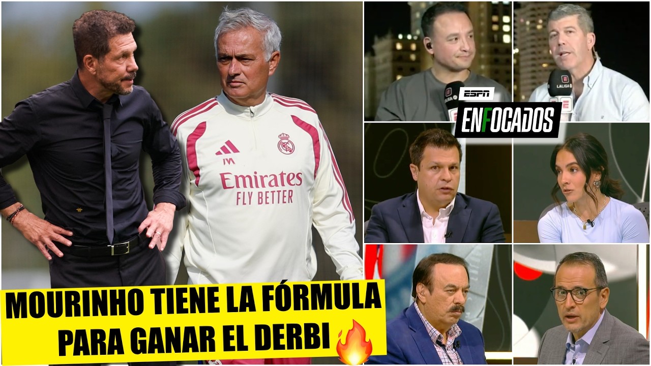 LAS CLAVES DEL REAL MADRID de MOURINHO para quedarse con el DERBI vs. ATLÉTICO DE MADRID | Enfocados