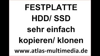 Festplatte HDD SSD kopieren oder klonen, so einfach geht´s. 2,5 oder 3,5 zoll.Fideco Docking Station