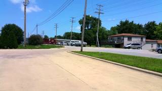 VILLA GROVE, ILLINOIS. TRAINS AND SPEED TRAPS!