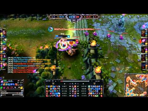 TSM Bjergsen Twisted Fate vs. C9 LemonNation Morgana - A good play - LoL Challenger NA SoloQ