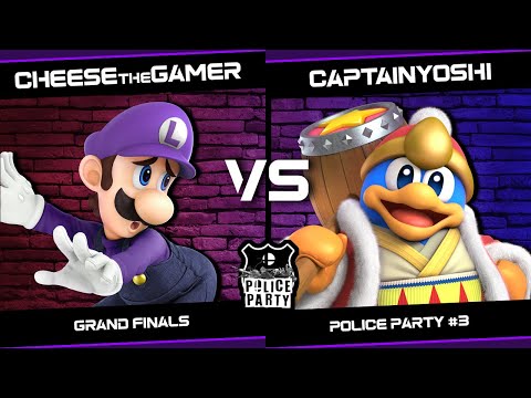 Police Party #3 - GRAND FINALS - CheesetheGamer (Luigi) vs CaptainYoshi (King Dedede/Meta Knight)