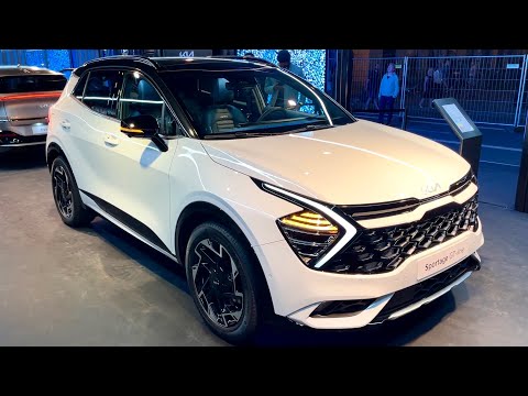 New KIA SPORTAGE 2022 at night - CRAZY LED lights, AMBIENT lights & digital cockpit views