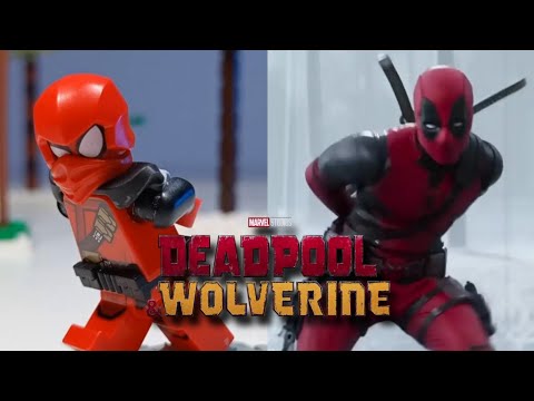 Deadpool & Wolverine "Baby bye bye bye" scene in LEGO ❗Side by Side❗