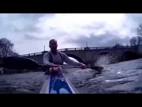 kayak paddling, richmond upon thames.