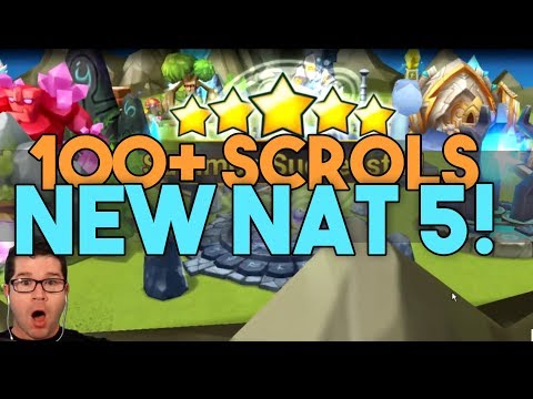 7k Crystals for New NAT 5? 100+ Mystical Scroll Summons in SUMMONERS WAR