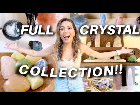 HUGE CRYSTAL COLLECTION  + FULL (house) TOUR  *updated* || Spirituality, Manifestation, Crystal Use
