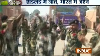 Phir Bano Champion: Army celebrate India's victory against Pakistan at Wagah Borde