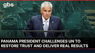 Panama President Addresses UNGA on Ukraine, Migration, UN Reform and Global Security | AC13