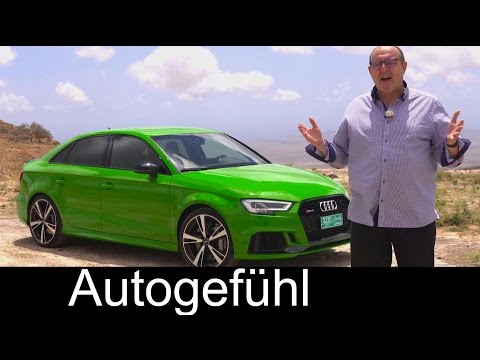 Audi RS3 FULL REVIEW 400 PS hp Facelift sedan Limousine test driven - Autogefühl