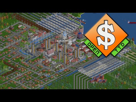 OpenTTD Longplay 10 - Dragging Wood Across Europe