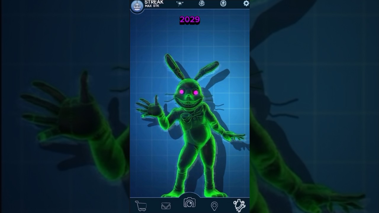 The Evolution Of Springtrap Edit #fnaf #freddy #bonnie #chica #foxy #fnafedit #shorts