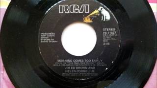 Morning Comes Too Early , Jim Ed Brown & Helen Cornelius , 1980 Vinyl
