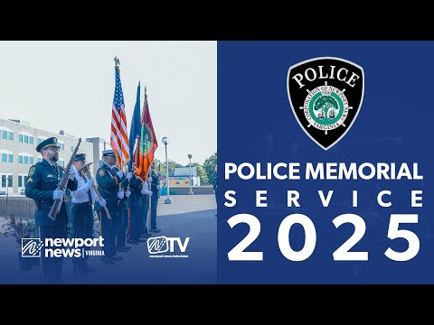 Newport News Police Department Memorial Service 2025