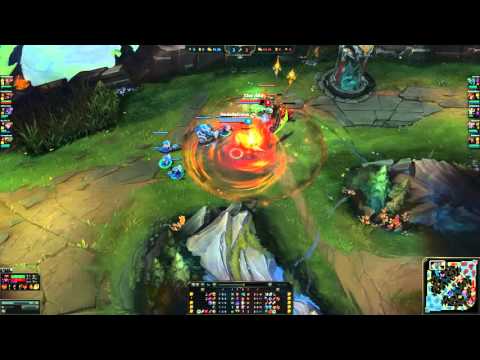 League Of Legends Hecarim vs. Shyvana Top （How to carry with Hecarim)