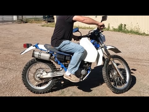 Abandoned Dirt Bike Revival, The Wrong Way. Suzuki DR 350 SE Dual Sport Tinkering