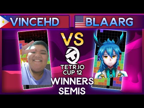 TETR.IO Cup 12 - VinceHD Vs. Blaarg - Winners Semis
